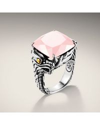 John Hardy | Metallic Square Ring | Lyst