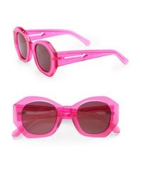 Karen Walker | Purple Patsy Sunglasses | Lyst