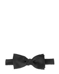 Lanvin | Black Twill Silk Bow Tie for Men | Lyst