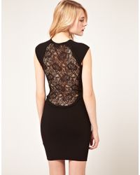 french connection lace bodycon dress