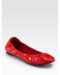 eddie patent ballet flat