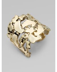 Kara Ross | Metallic Nugget Cuff Bracelet | Lyst