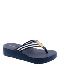 j crew wedge flip flops