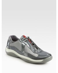 grey prada shoes