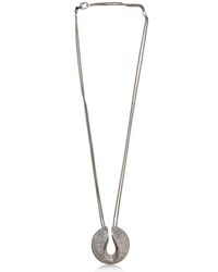 Antonini | White Full Pave Diamonds Necklace | Lyst