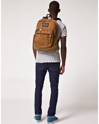 jansport backpack pack brown right