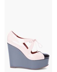 pale pink wedges