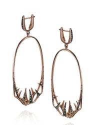Tomasz Donocik | Pink Venus Fly Trap Hoop Earrings | Lyst