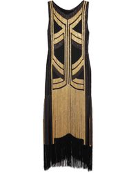 Gucci | Black Silk Chain Dress | Lyst