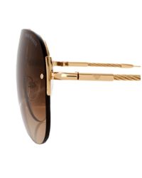Emporio armani gold sunglasses Clearance