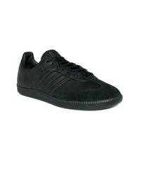 black leather sambas