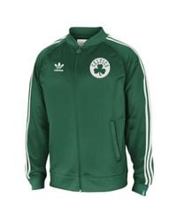 adidas Boston Celtics Legacy Track Jacket in Green for Men - Lyst