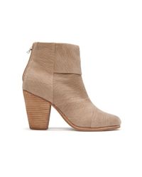 canvas booties