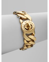 Marc By Marc Jacobs | Metallic Katie Turnlock Bracelet/goldtone | Lyst
