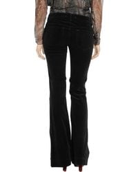 lovestory brand flared jeans corduroy stretch rise low