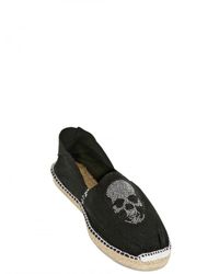 Sweet Matilda | Black Skull Espadrille Flats for Men | Lyst