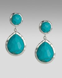 Ippolita | Blue Turquoise Snowman Earrings | Lyst