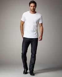 J Brand | Blue Kane Slim Straight-leg Jeans/raw for Men | Lyst