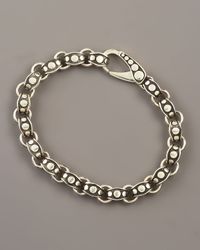 John Hardy | Metallic Dot Link Bracelet for Men | Lyst