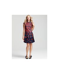 Tory Burch | Blue Truman Silk Dress | Lyst