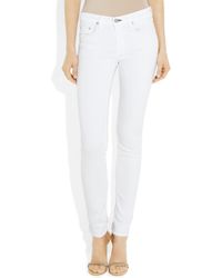 rag and bone high rise white jeans
