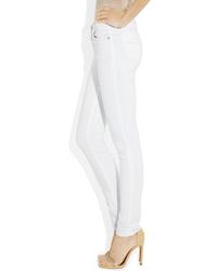rag and bone high rise white jeans