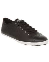 Nike Flash Leather Black Leather for Men - Lyst