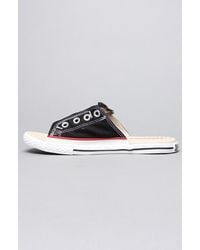 converse cutaway sandals white
