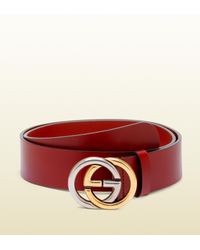 gucci belt red mens