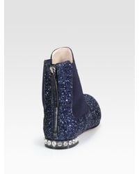 miu miu glitter boots