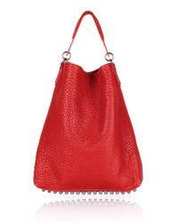 Alexander Wang | Red Darcy in Cayenne Pebble Lamb with Black Nickel | Lyst