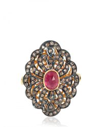 Jade Jagger | Metallic Victorian Ring | Lyst