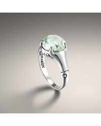 John Hardy | Green Small Round Ring | Lyst