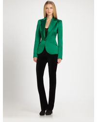 Ralph Lauren Black Label Green Silk Jacket