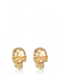 Alexander McQueen | Metallic Skull Earrings | Lyst