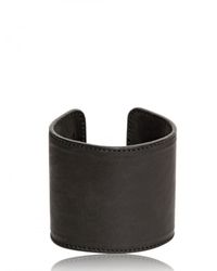 Ann Demeulemeester | Black Leather Cuff for Men | Lyst