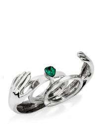 Delfina Delettrez | Metallic Secret Hands Limited Edition Ring | Lyst