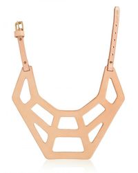 Fleet Ilya | Pink Web Collar Necklace | Lyst