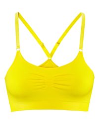 yellow bra sports