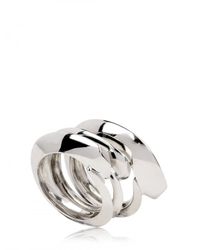 KD2024 Metallic Triple Silver Ring for men