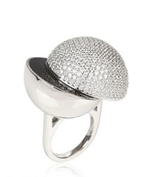 Lara Bohinc | Metallic Collision Ring | Lyst