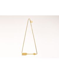 Stella McCartney - Metallic Gold Plated Arrow Necklace - Lyst