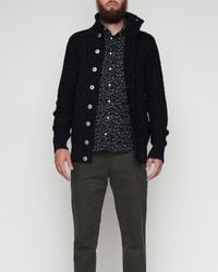 S.N.S Herning | Blue Stark Navy Cardigan for Men | Lyst