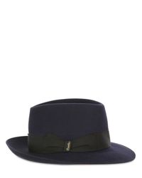 Borsalino | Blue Hare Felt Hat | Lyst