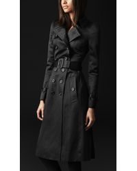 burberry prorsum cotton sateen trench coat