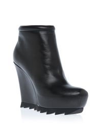 Camilla Skovgaard | Black Ankle Wedge Boot | Lyst