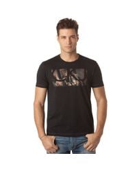 Calvin Klein Bronze Ckj Tshirt in Black for Men - Lyst