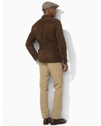 Polo Ralph Lauren Suede Sport Coat in Brown for Men - Lyst