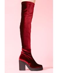 nasty gal high boots