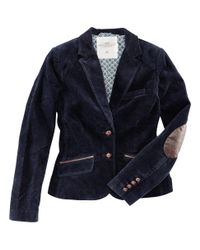 h and m blue jacket